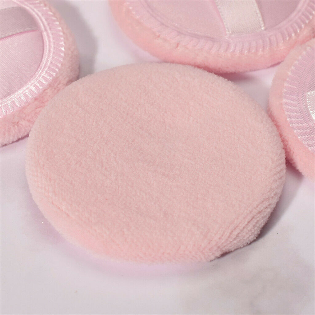 Set of 10 Round Loose Finished Powder   Travel Air Cushion Puff 2.3''
