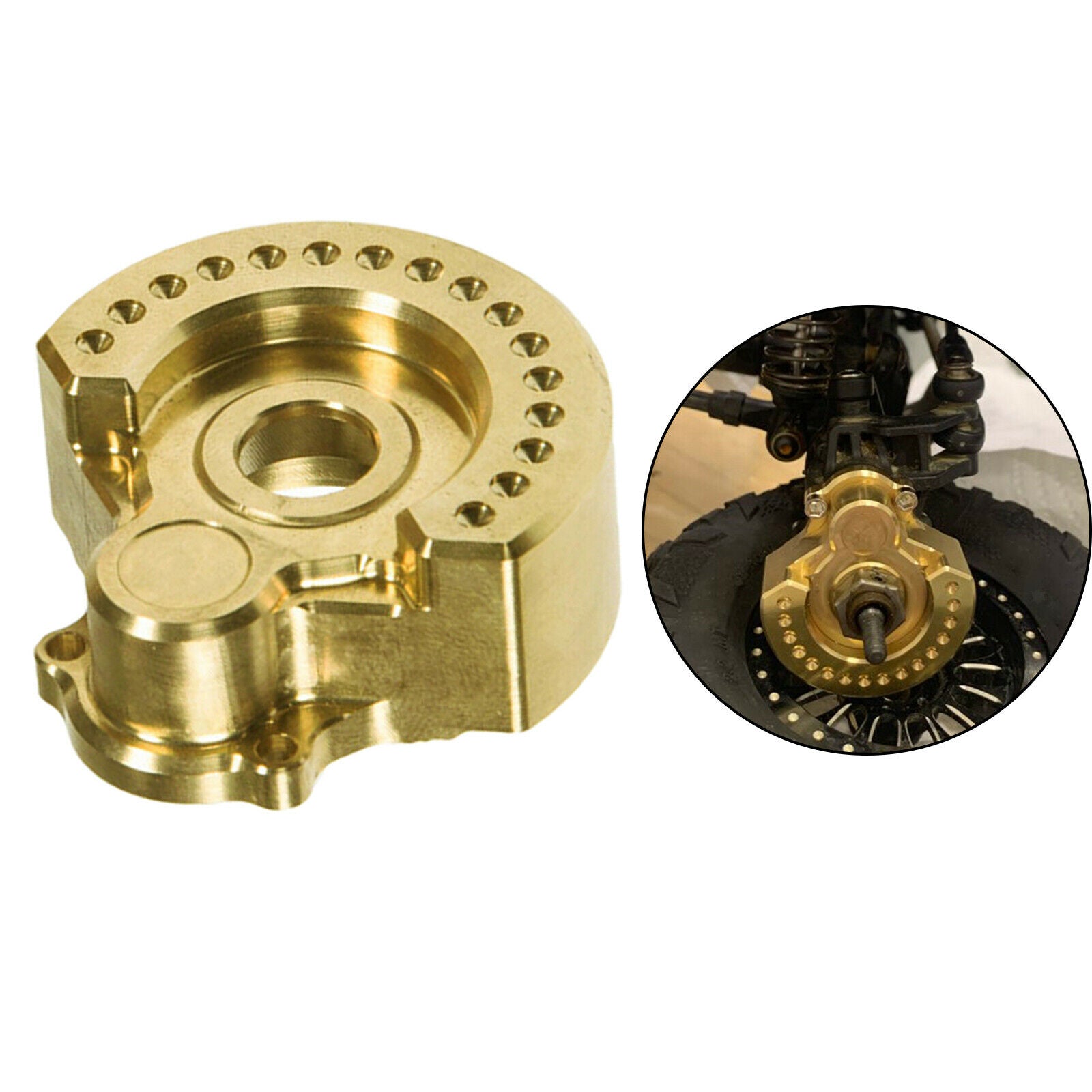 RC Brass Steering Counterweight Balance for TRX6 TRX4 1:10 RC Crawler Accs