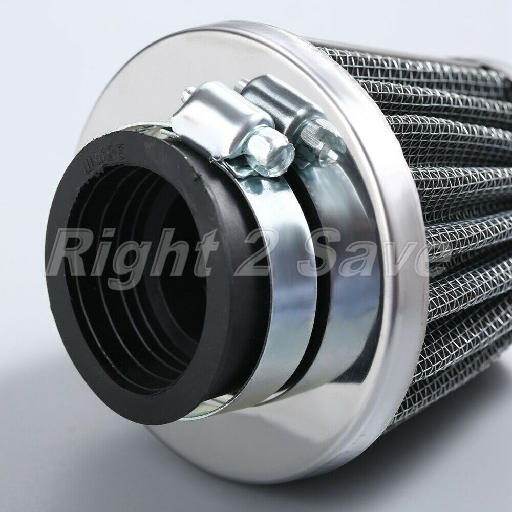 35mm Motor Air Intake Cleaner Filter for Scooter ATV Minibike Pod Gauze Metal