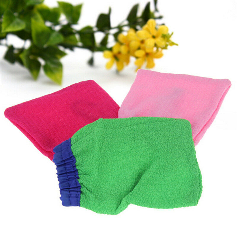 1PC Products dead skin removal scrub mitt bath glove shower spa exfoliato.l8