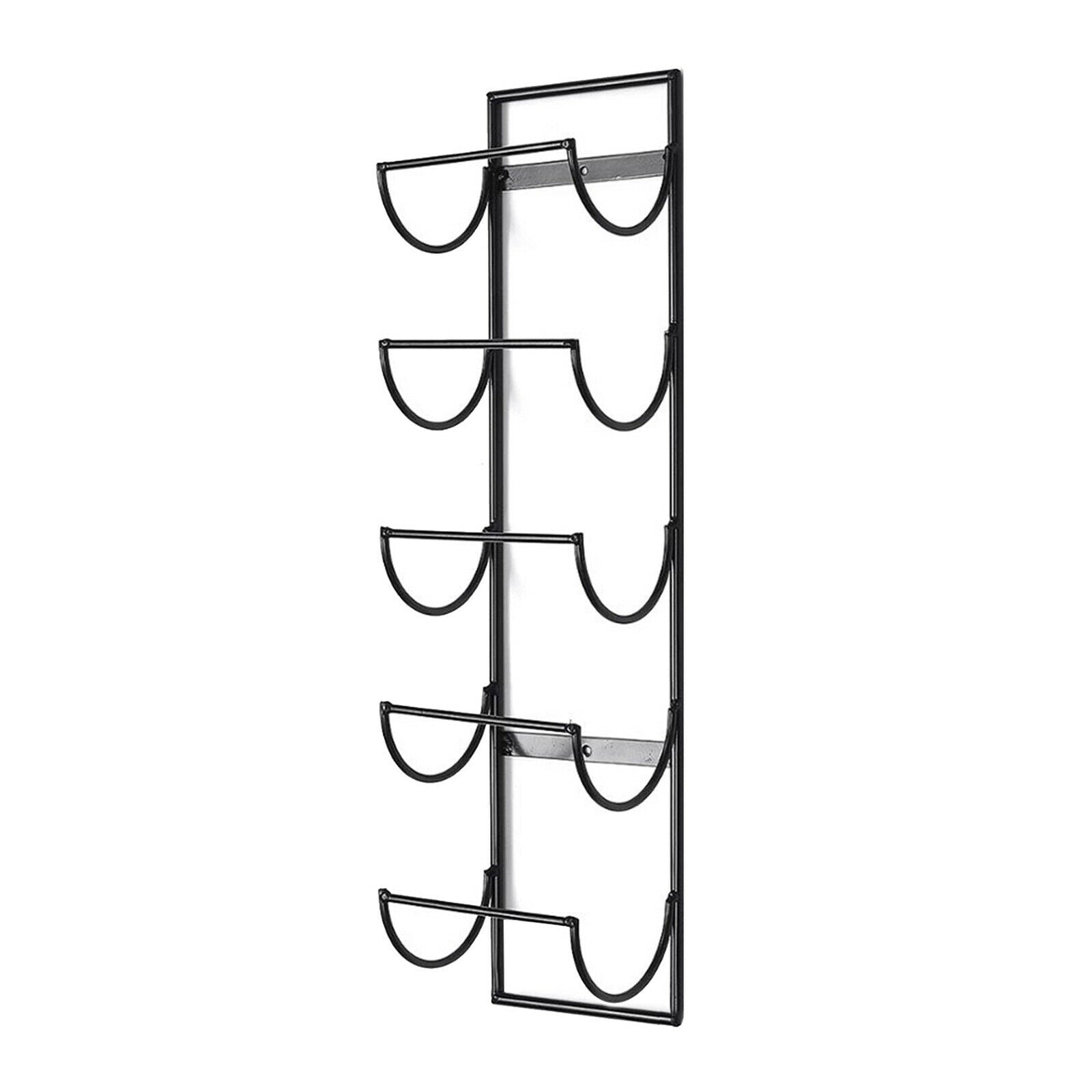 5Tier Metal Wine Rack Towel Holder Table Countertop Bar Display Storage Rack