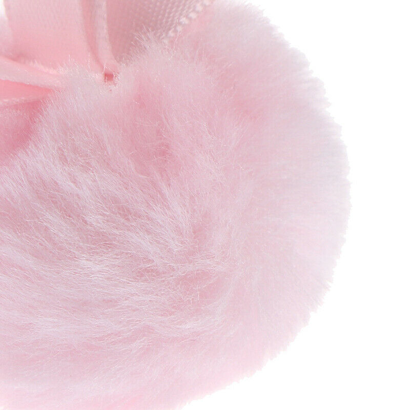 Bowknot Round Cosmetic Villus Soft Plush Puff Sponge Talcum Makeup Beauty.l8