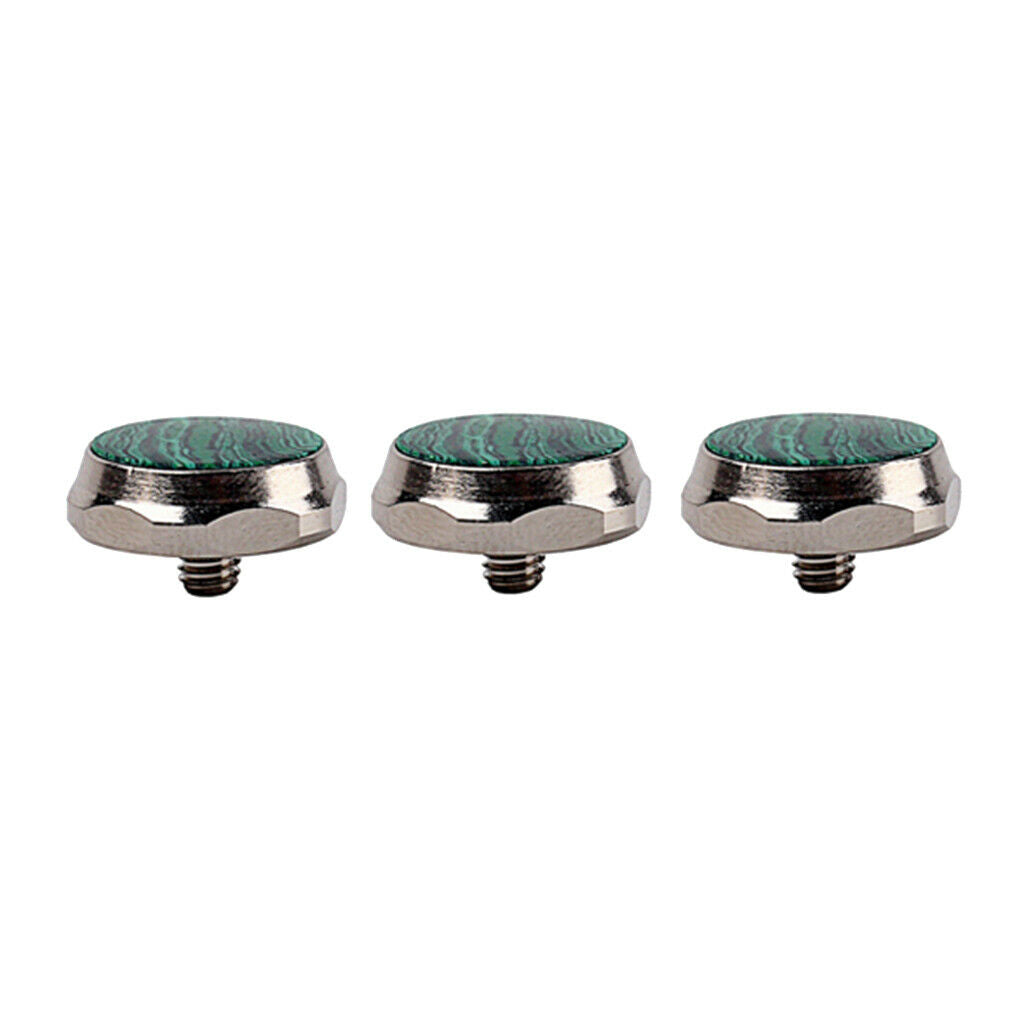 3 Pieces Finger Buttons Trumpet Finger Buttons Buttons Set Made of Natural Stone