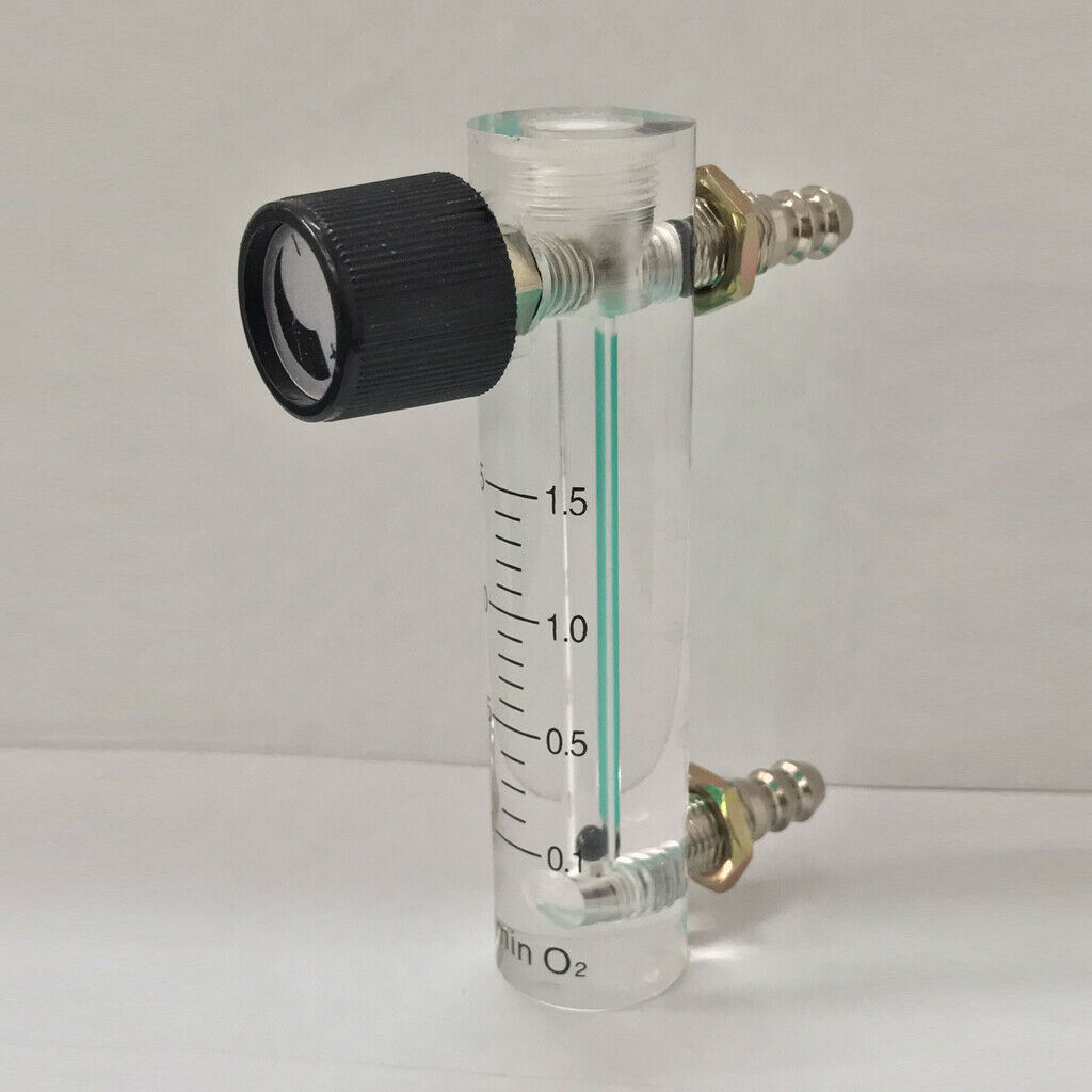 3x Oxygen Single-phase Flow Meter Flowmeter Measuring w/ Control Valve Home