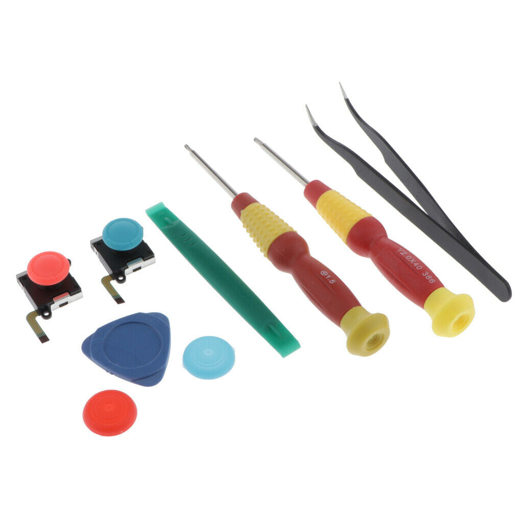 Multicolor Joystick Tool Set Triangle Paddle Tweezer Replacement Game Rocker