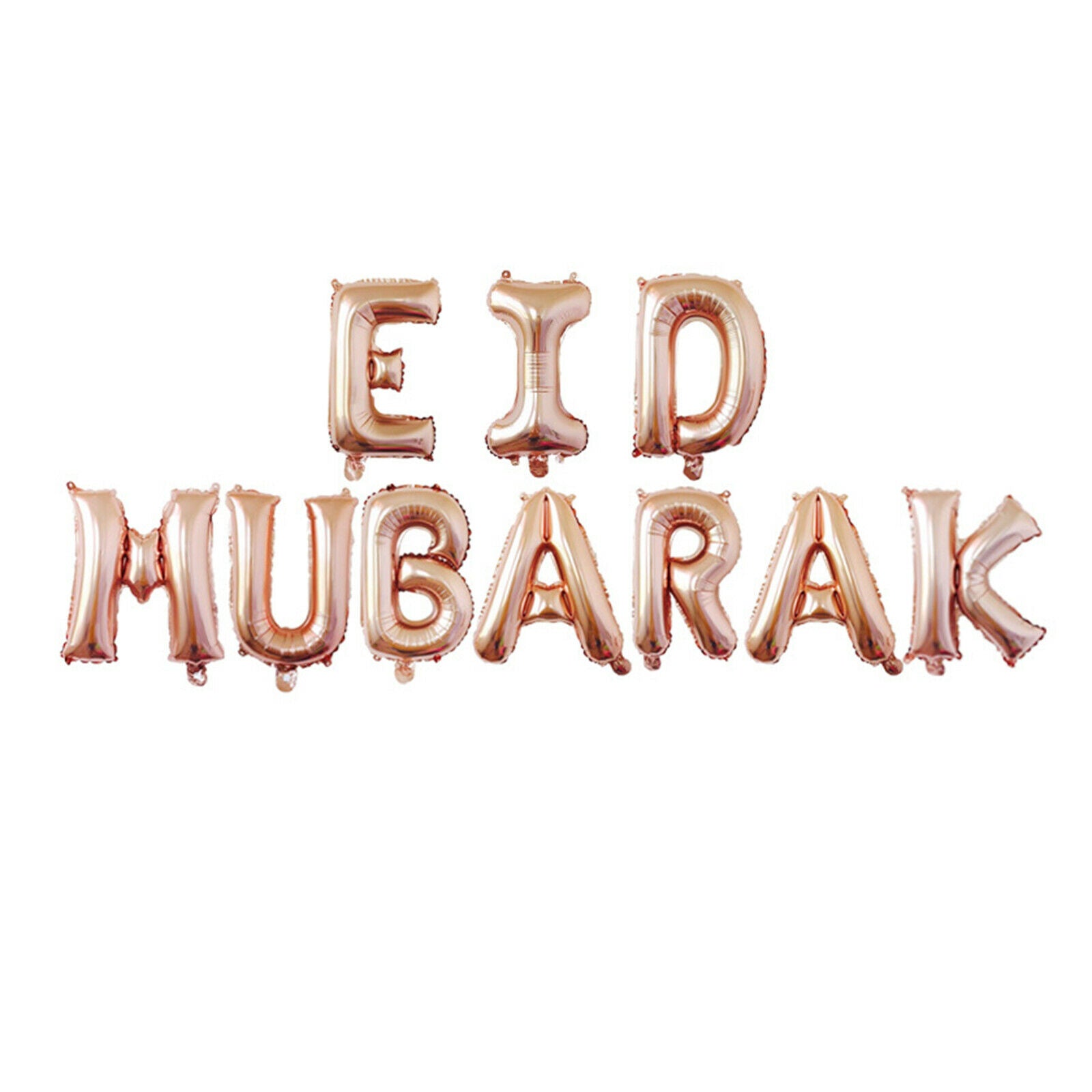 Eid Mubarak Balloons Foil Balloon Islamic Decoration Supplies for Home