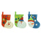 3 Pieces Mini Christmas Stocking Fireplace Tree Decor Gift Card Silverware