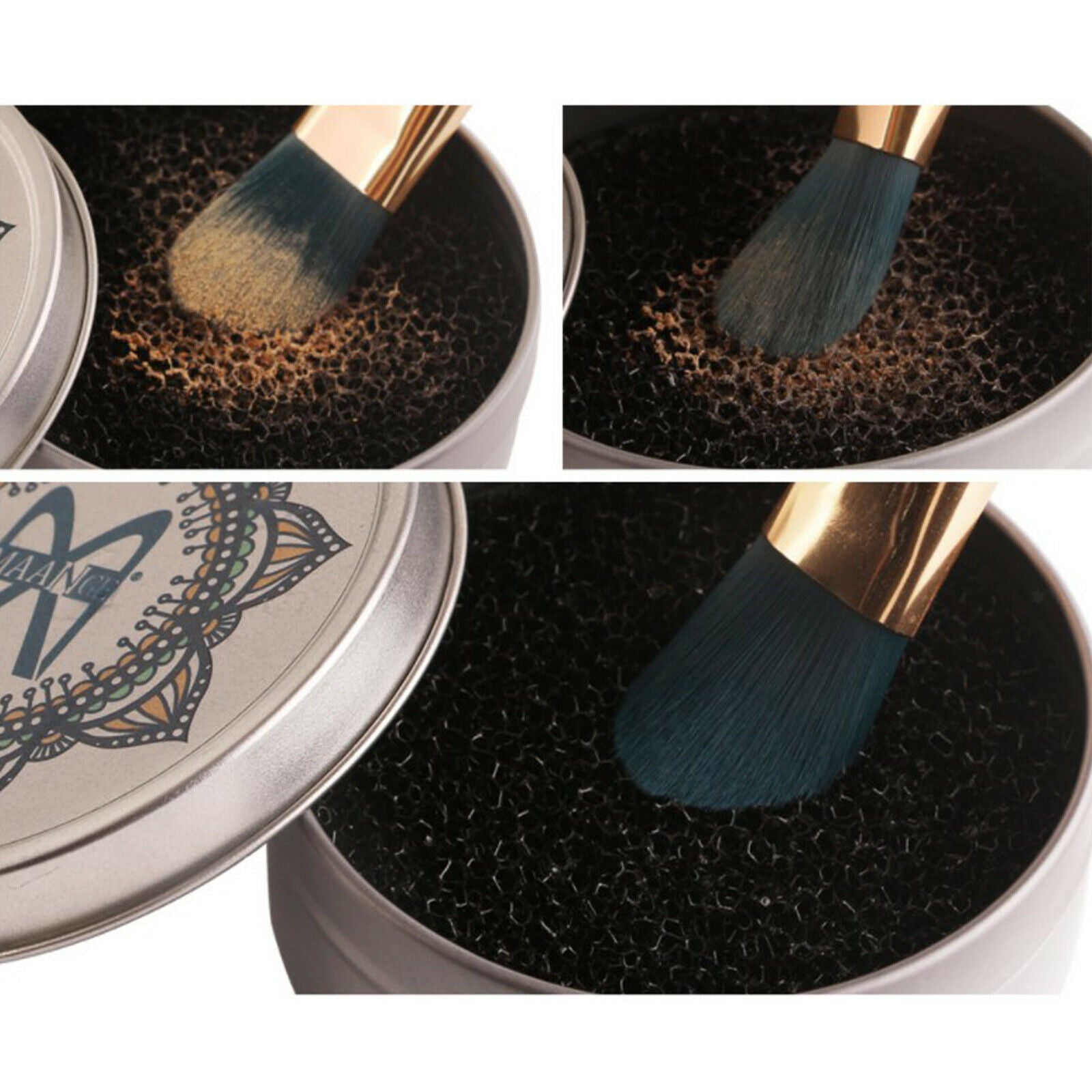 Makeup Brush Clean Eyeshadow Sponge Cleanser Color Remover Cleanser Box