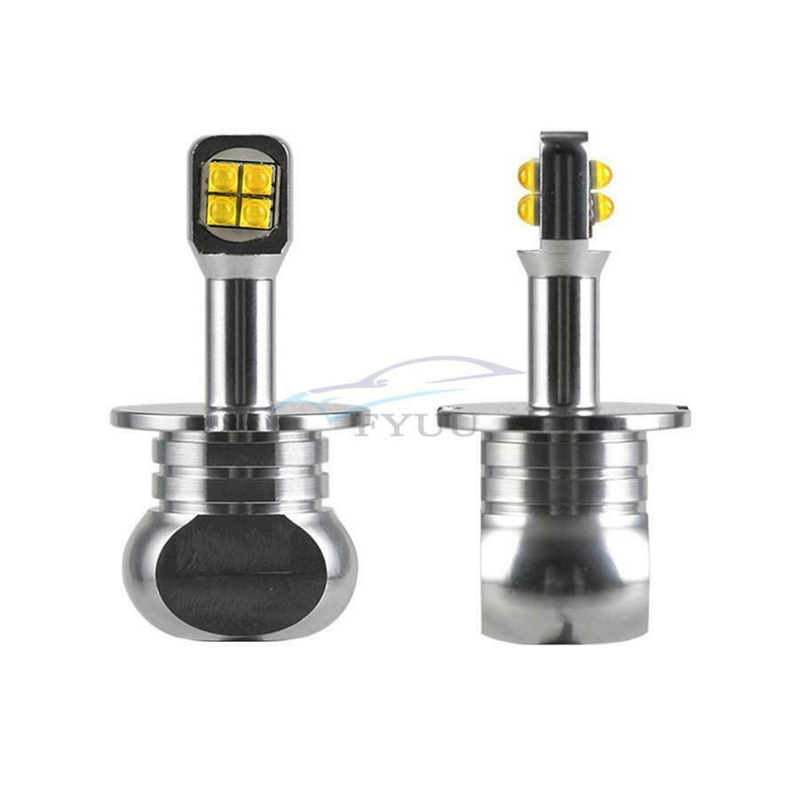 2 Pieces DC 12V H3 LED Fog Bulbs Car Daytime Light Driving Lamp For Jeep Truck