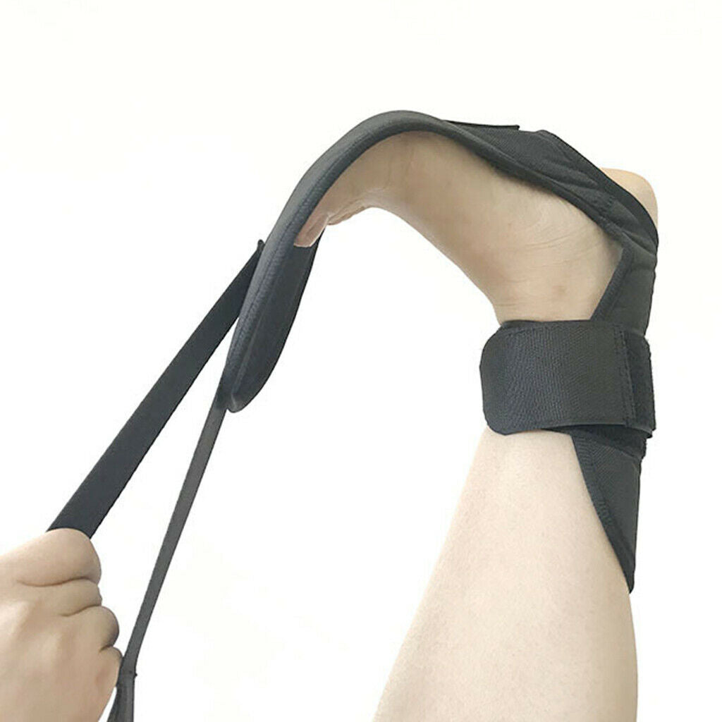 Durable Cotton Yoga Stretching Band Pilates 43'' Belt 110cm Arms Legs Padded