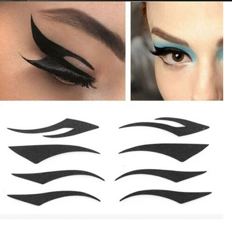 4 Pairs Temporary Rock Eye Tattoo Eyeshadow Stickers Eyeliner Makeu.l8