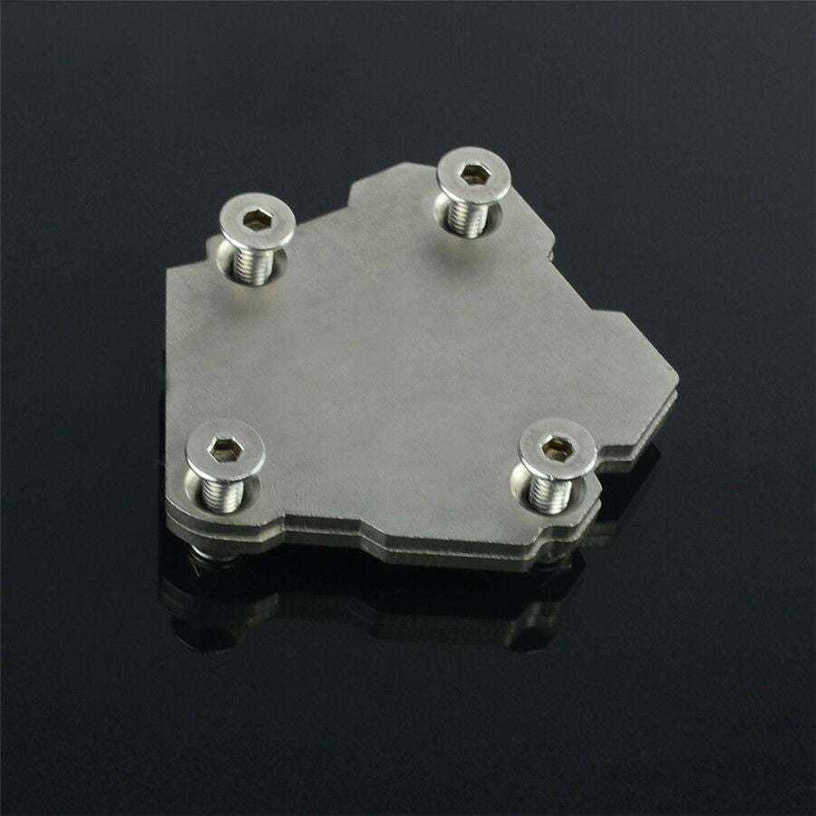 Stainless Steel Motorbike Side Kickstand Stand Extension Plate Bigger Stand Foot