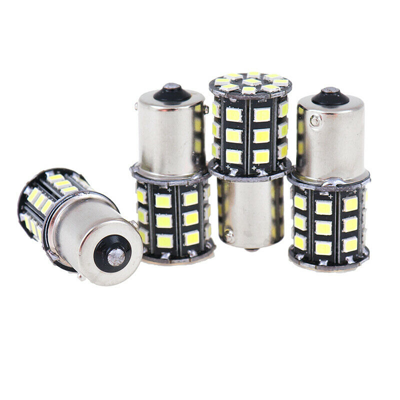 4X 1156 BA15S 2835 33-SMD White LED Bulbs Car Turn Signal Lamp Brake Light.l8