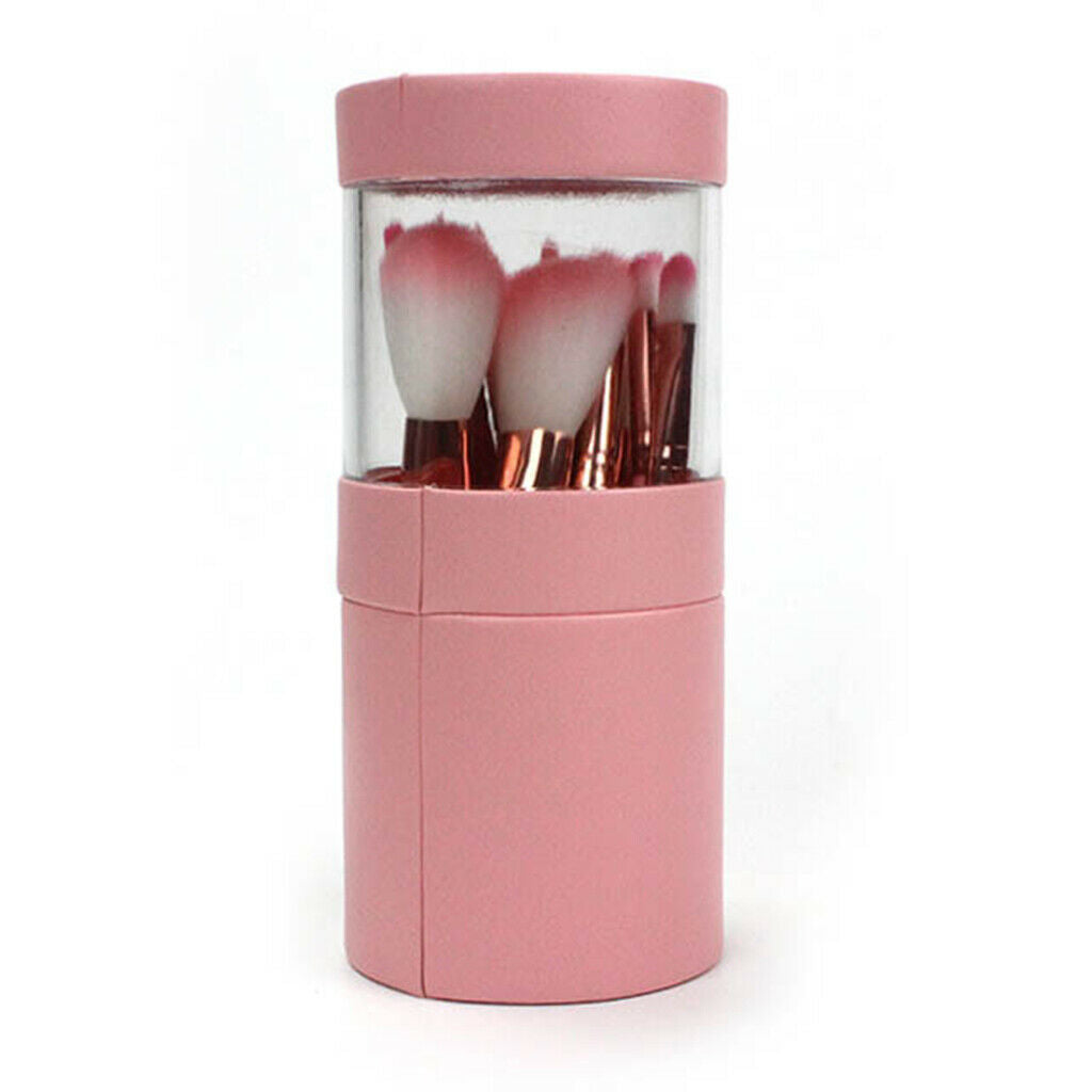 12 Pieces Eye Nose Face Makeup Brushes Blush Powder Foundation Brush Pink