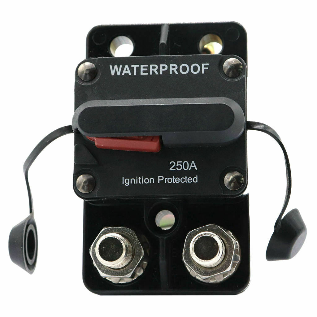 1 piece 250A manual reset circuit breaker for boat, marine,