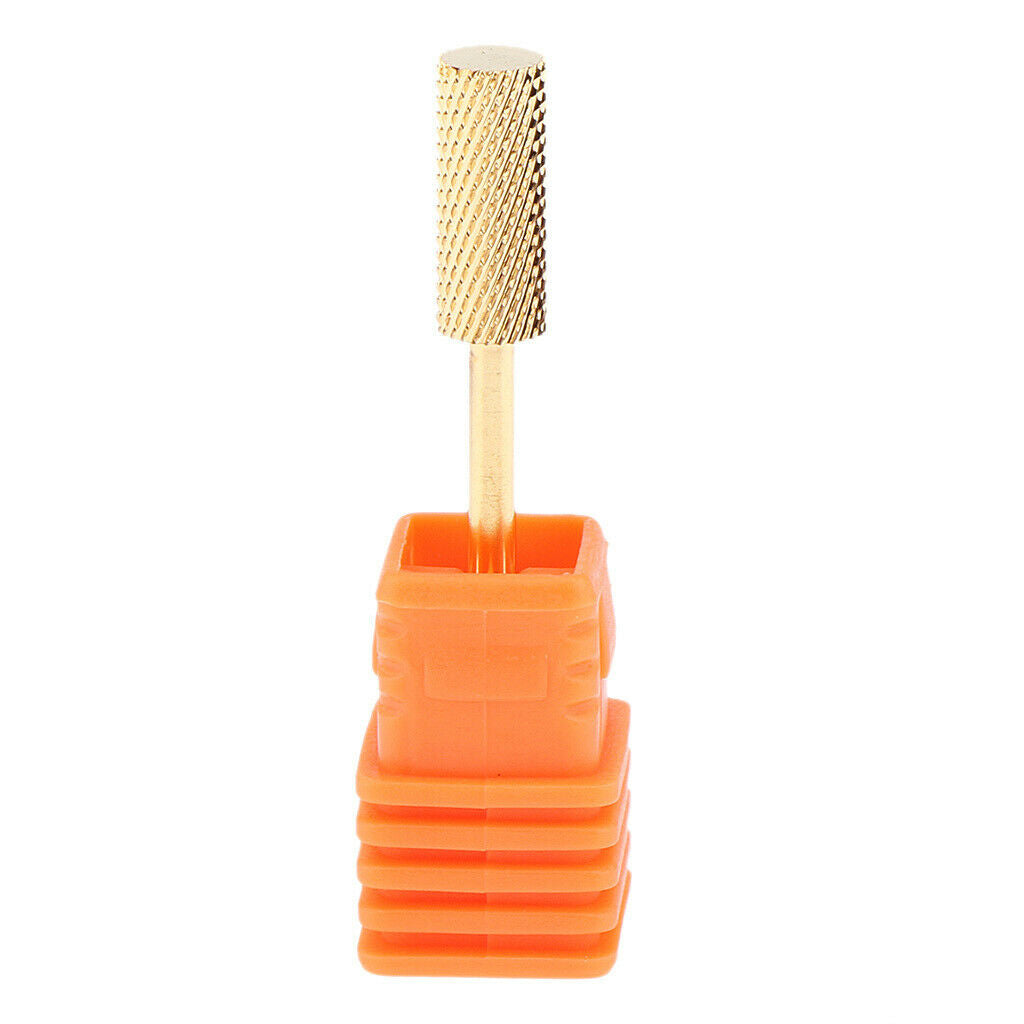 Coarse nail file Dirll bit remove acrylic gel nails manicure grinding head F
