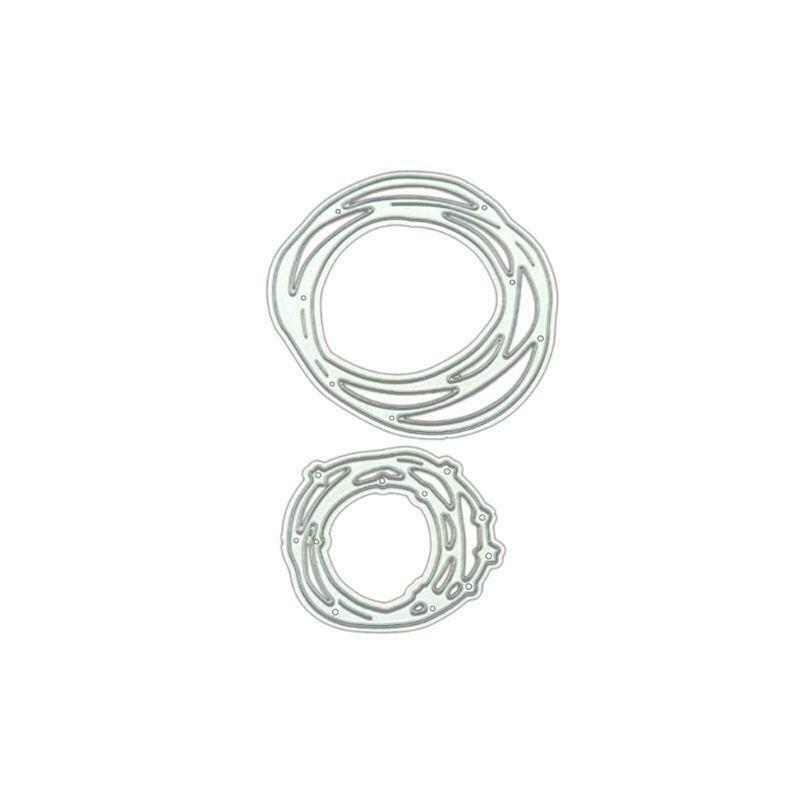 Line Ring DIY Metal Cutting Dies Stencil Scrapbooking Album Paper Card Crafts