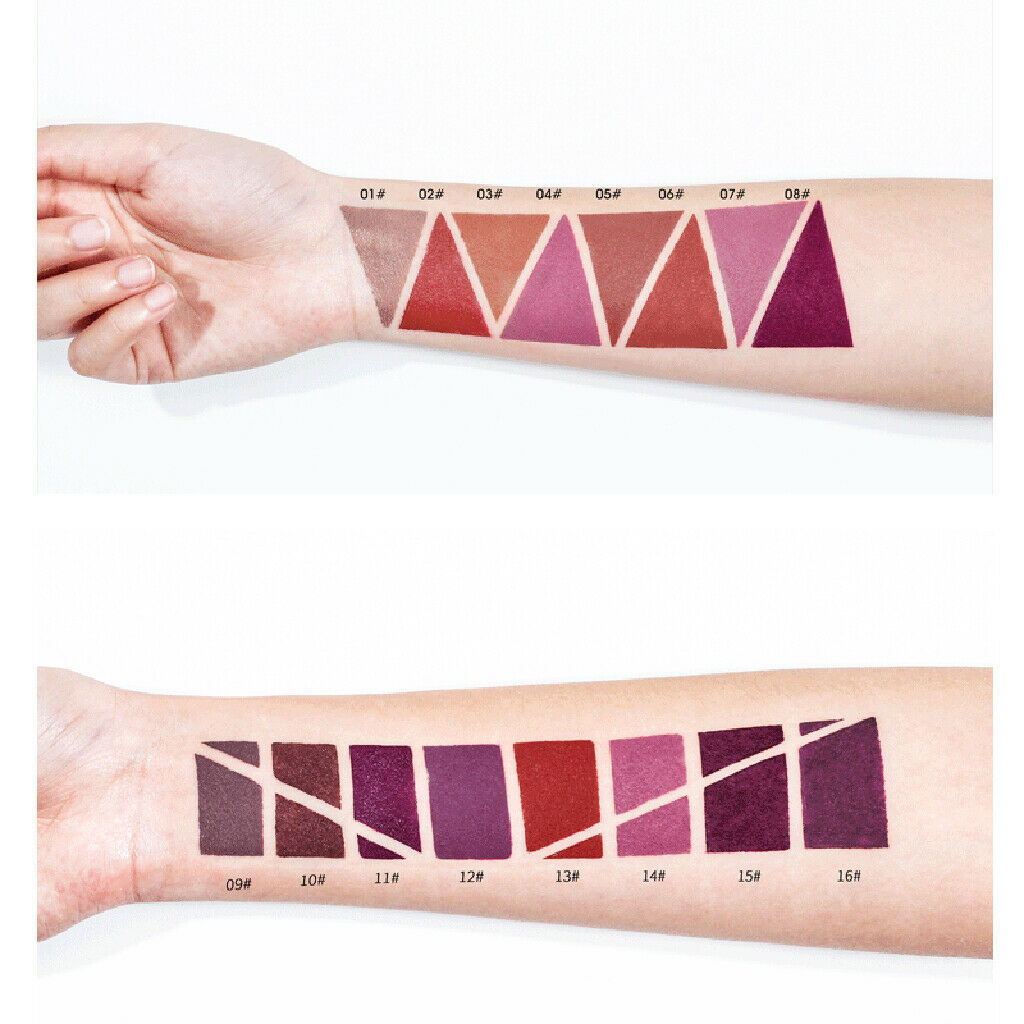 Double Head Long Lasting Waterproof Lipstick Pen Matte Lip Liner Make Up 16