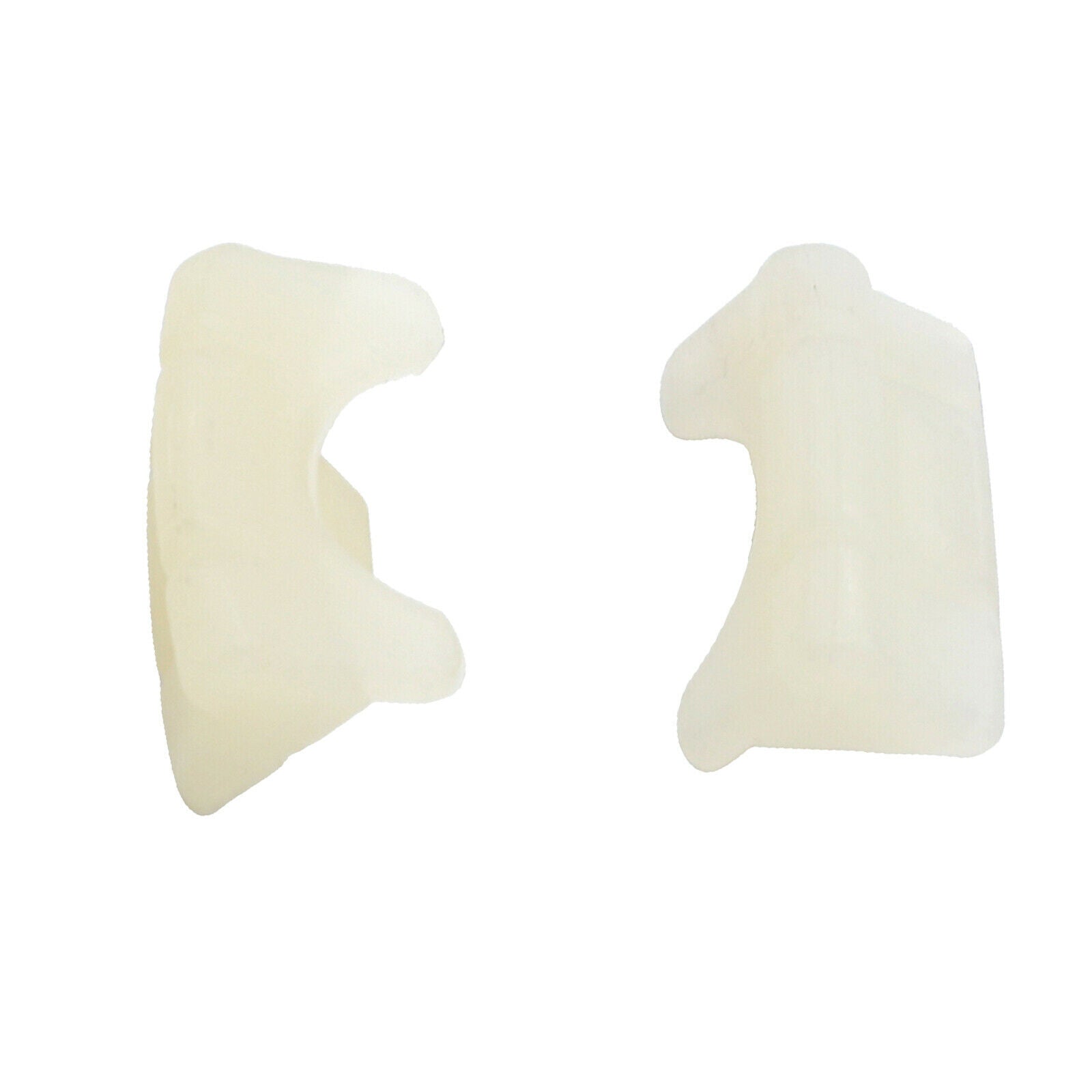 2-pck Seat Runner Guide Clips for VW Scirocco 435881203A White Professional