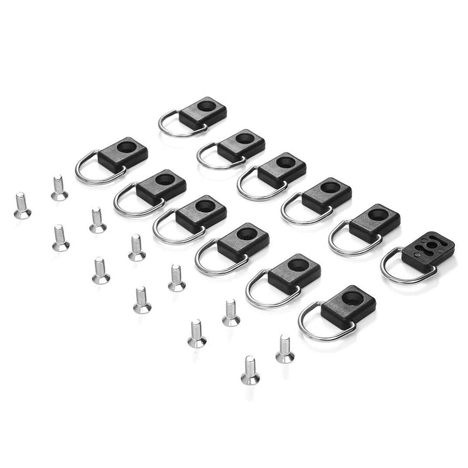 Nylon Kayak D Ring Canoe Sailing Rope Buckle D-ring M6 Screws Hardware