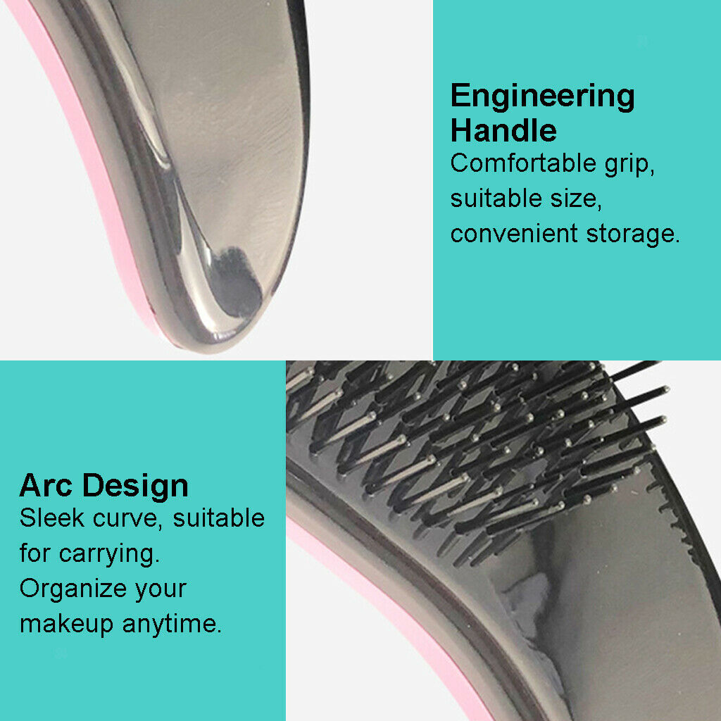 Hair Brush  Free Hair Combs Unique Handle Detangling Comb Yellow