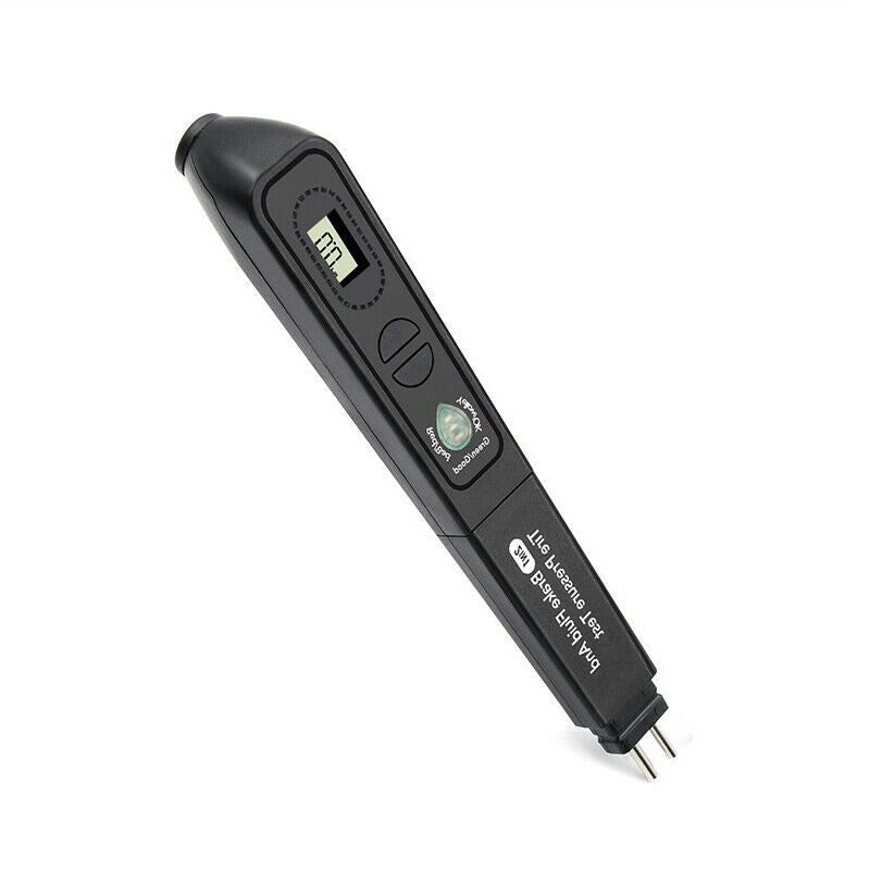 Brake fluidand Liquid Tester Pen With 5 LED Tire Pressure Test 2 IN 1 LCD Safety