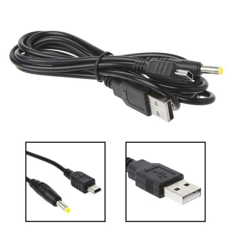 2-In-1 USB Data Cable Charger Charging Cord For PSP 2000 3000 Gaming Accssories
