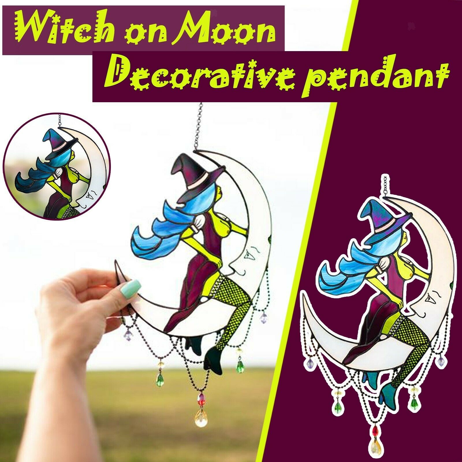 Suncatcher Window Prism Crystal Ball Rainbow Pendant Car Window Ornaments