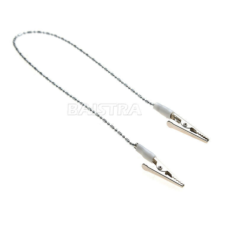 20 Bags Dental Patient Bib Clips Chains Napkin Holder Flexible Coil Ball AZDENT