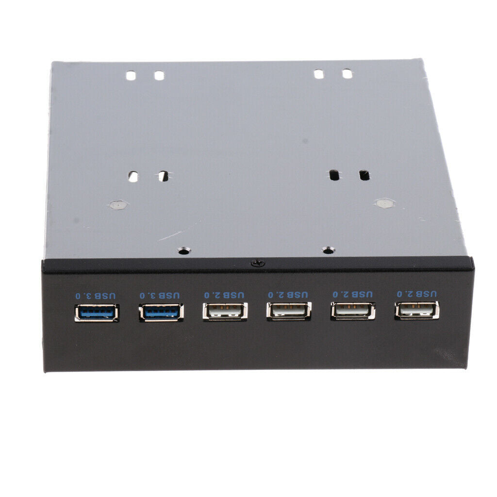 6Port Drive Front Panel USB3.0+USB2.0 Data Hub Transfer Speed up to 5 Gbps