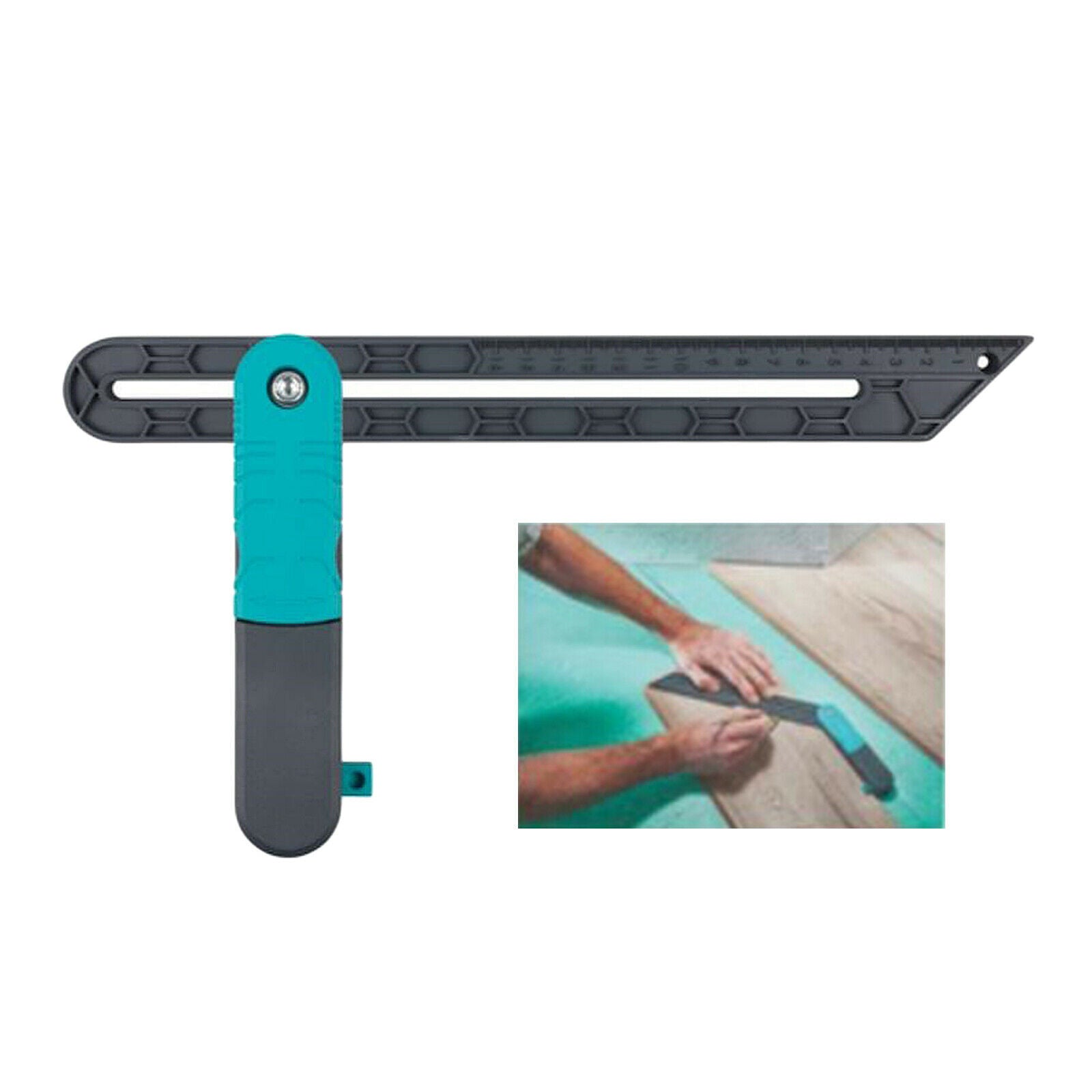 Precise Lock Angle Measuring Ruler Level Tiling Gauge Metric Carpenter