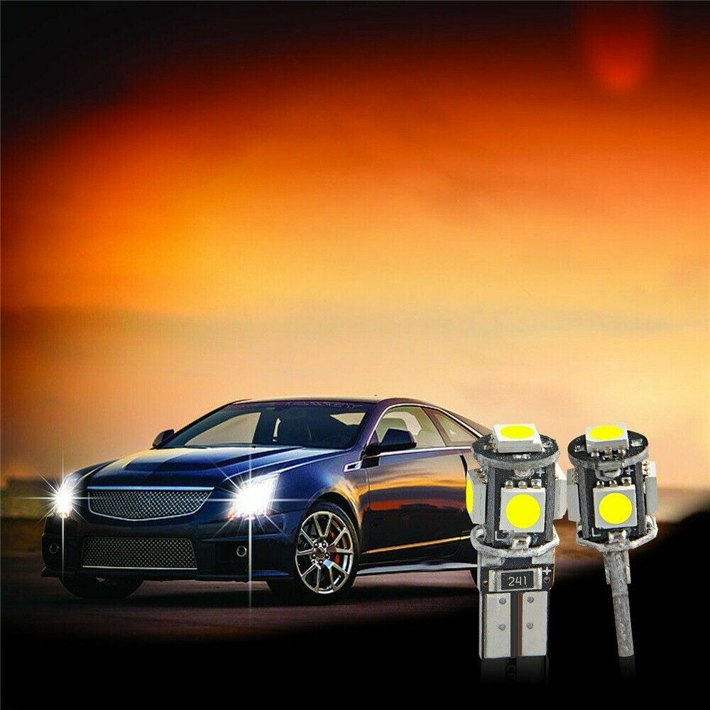 6X T10 LED Canbus Error Free Bulb 5 SMD 194 W5W Car Wedge Lamp Dome Map Light AU