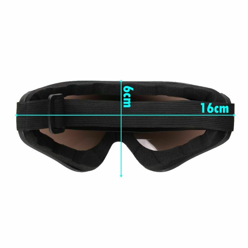 Moto Cycling Snowboard Ski Goggles Winter Windproof Lens Frame Eyewear Glasses