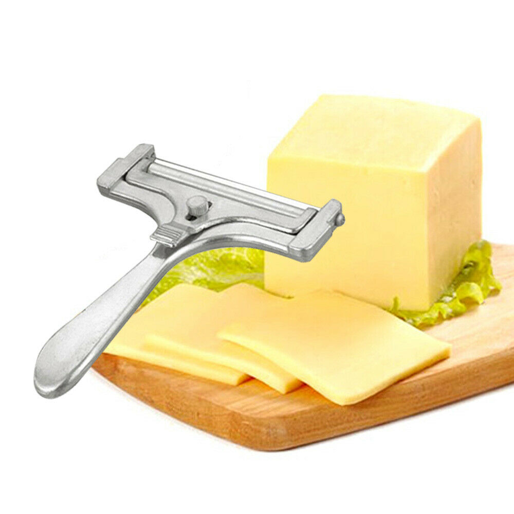 Zinc Alloy Adjustable Cheese Slicer Cutter Butter Planer Grater With Wire