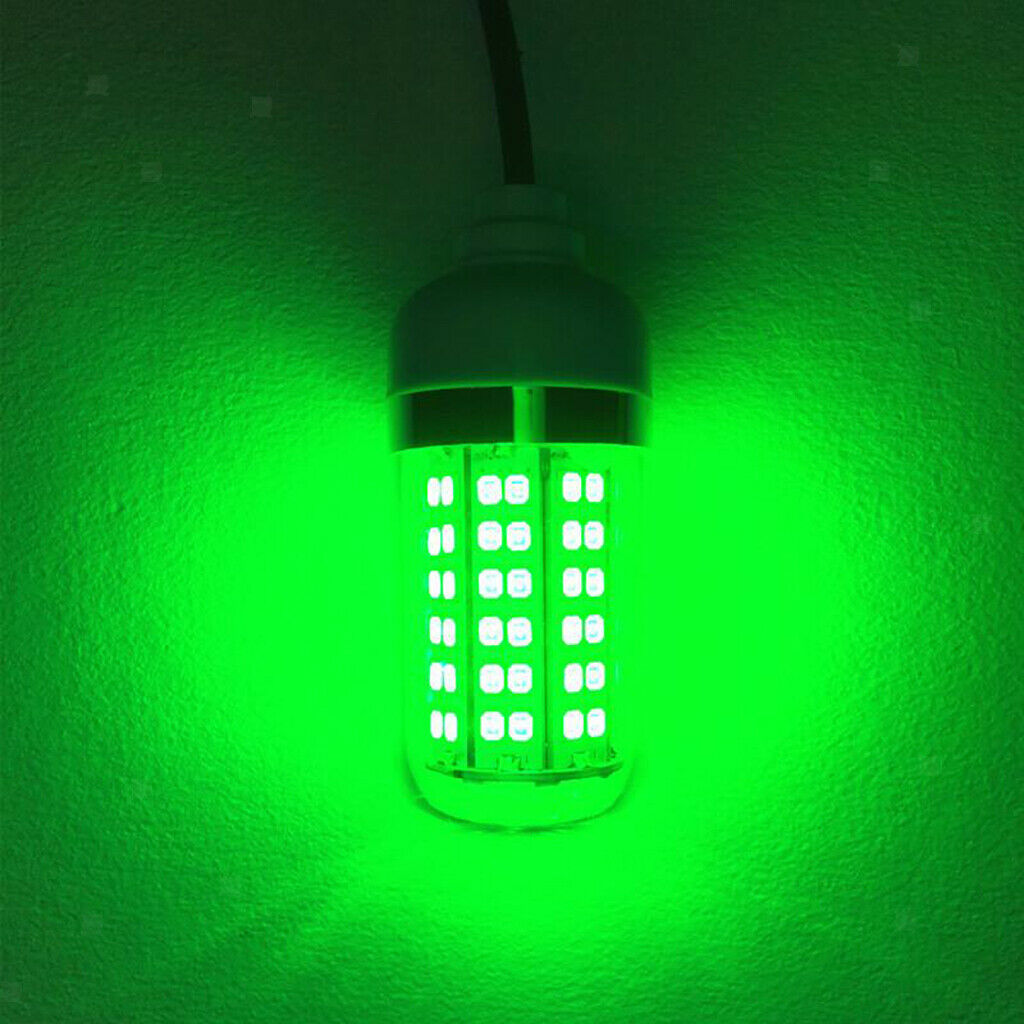 12V Underwater LED Light Submersible Fishing Light Night Crappie Shad Catch Lamp