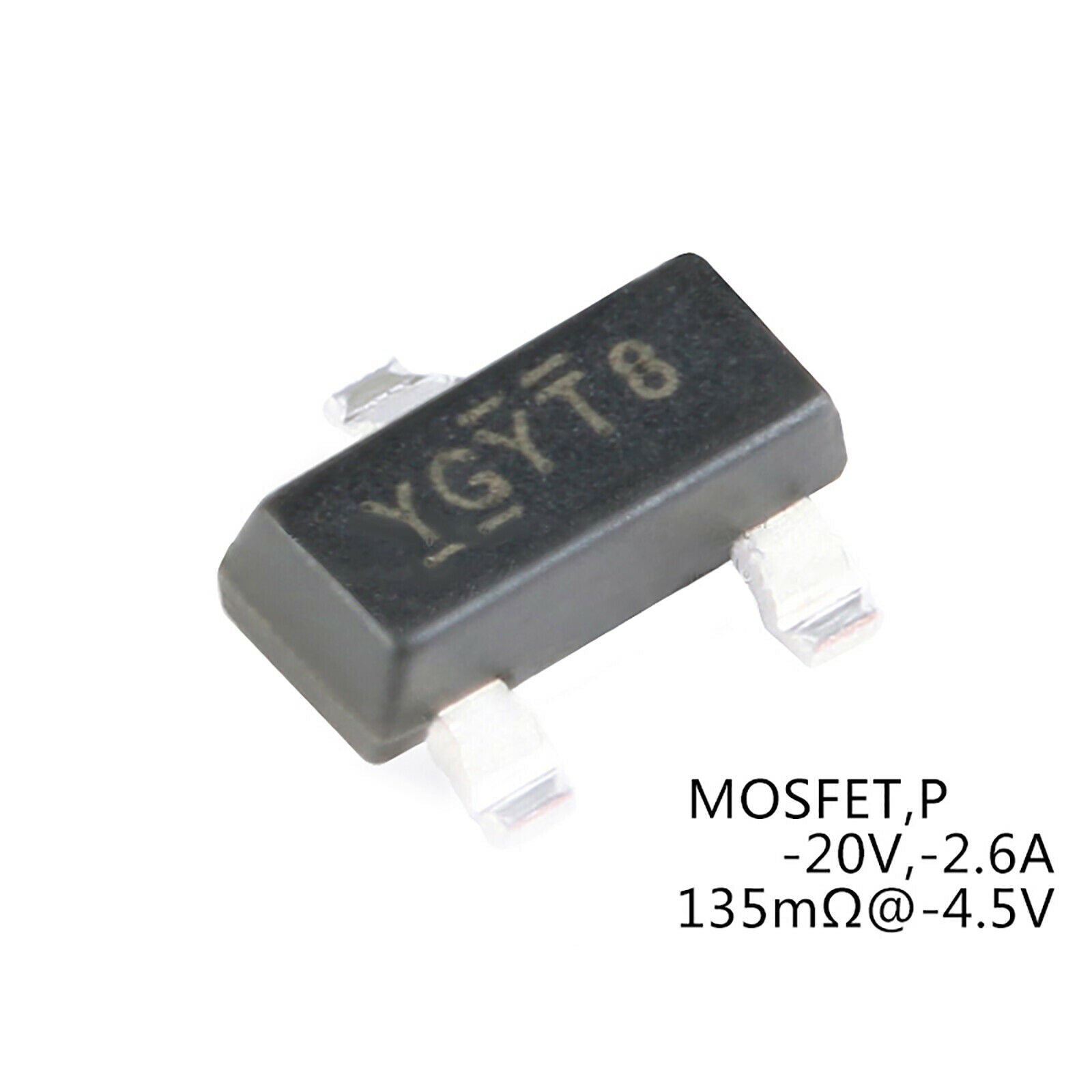 5Pcs IRLML2246TRPBF SOT-23 Transistor P-Channel -20V/-2.6A SMD Power MOSFET