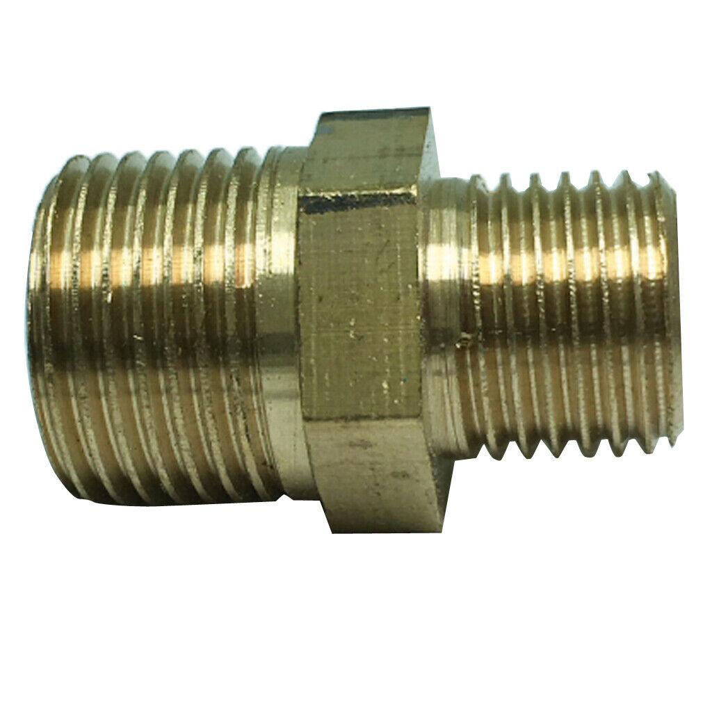 Brass Pipe Hex Nipple Fitting Adapter Male Thread Water Connector Model_2