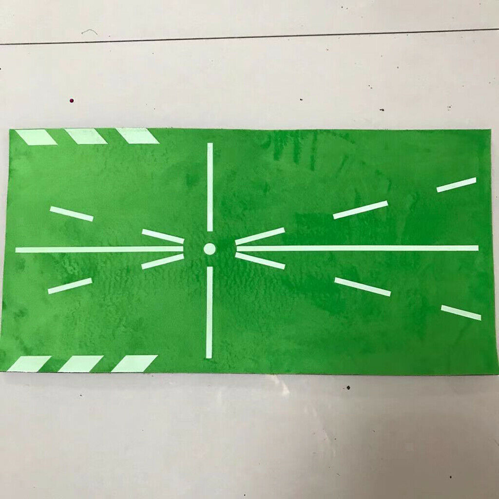 Golf Training Mat Mini Swing Practice Rug Swing Path Mats 12x24'' Guide Pad