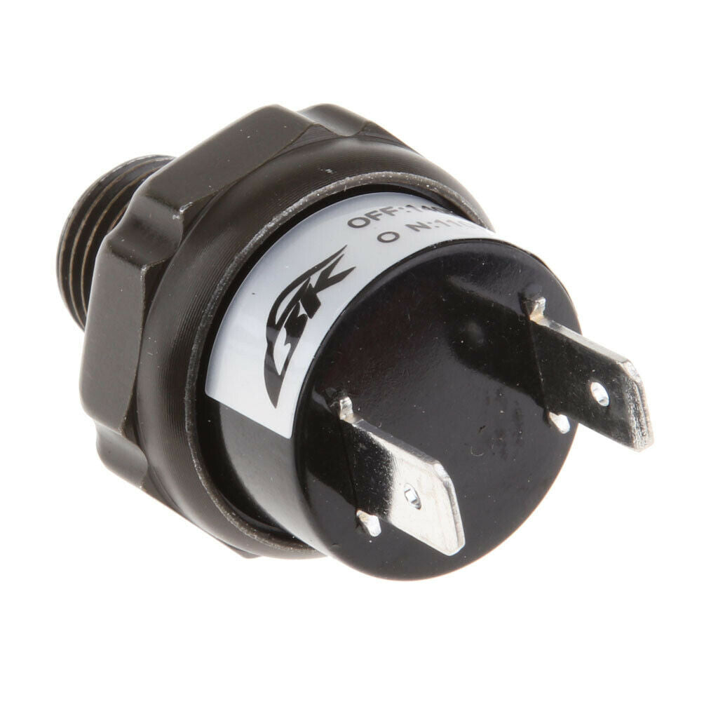 2Pcs 1/4 inch NPT Air Pressure Switch for 12 Volt Compressor Train Air Horn,