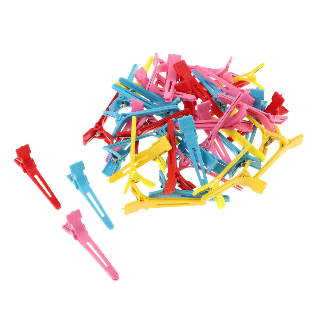50pcs Multicolor Duckbill Hair Clip Clip Sections