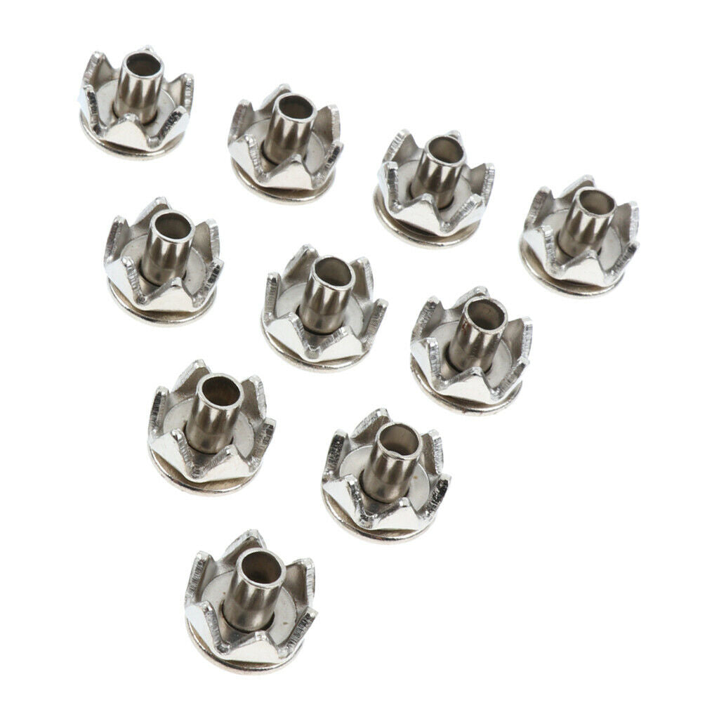10pcs Walking Cleats Replacement Stainless Steel Ice Spikes