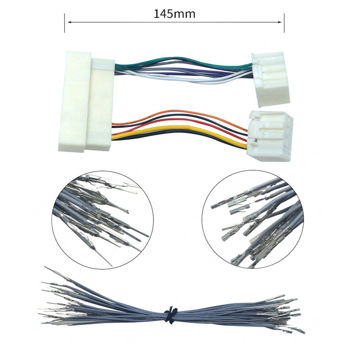 Pluging Car Stereo Radio Wire Harness Adapter Connector For Hyundai Tucson 16-17