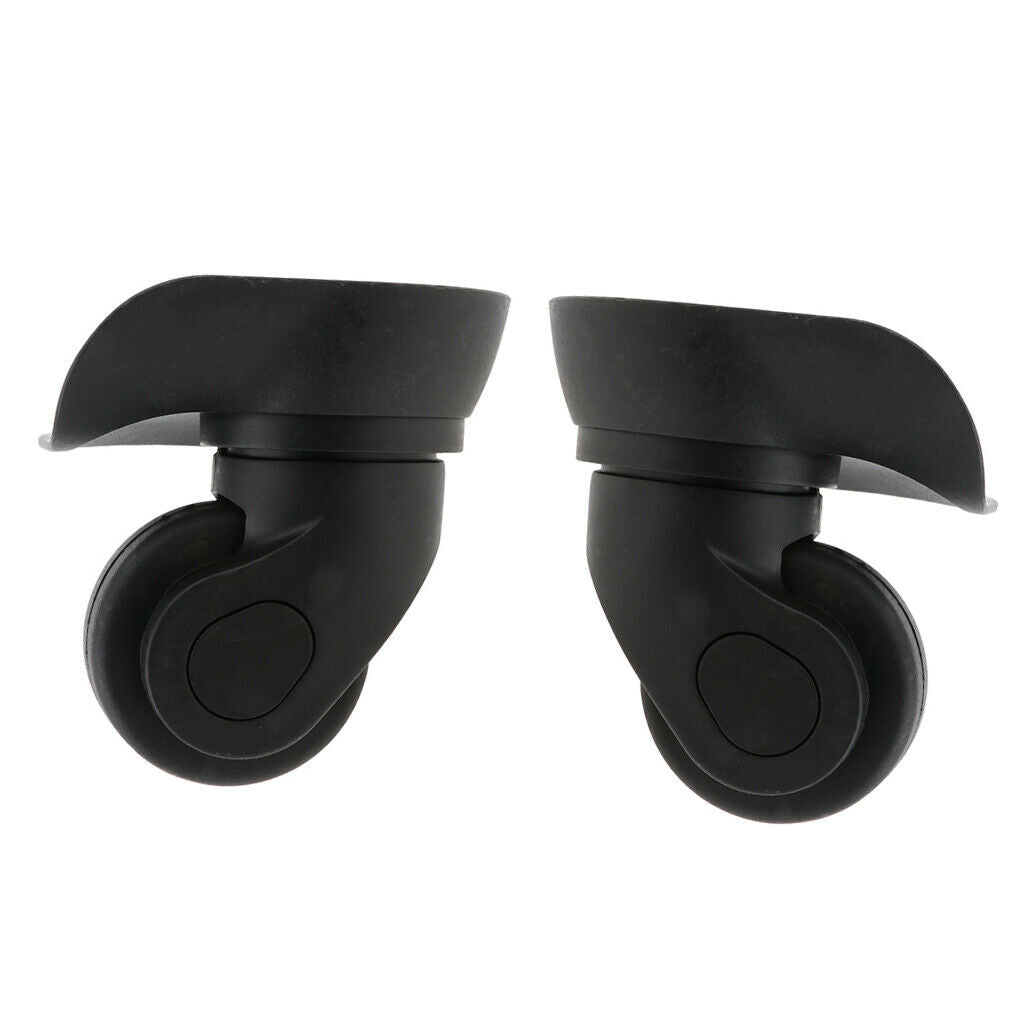 1Pair Luggage Wheel Trolly Suitcase Mute Spinner Wheel Part for Travel Bags
