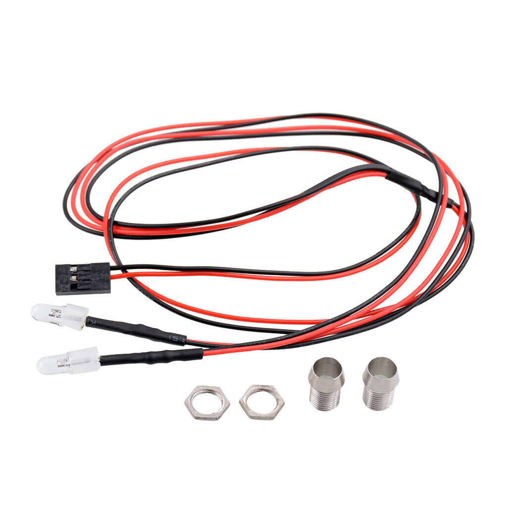 2 red light kit for RC Car 1/5 1/8 1/10 1/12 1/16 HSP