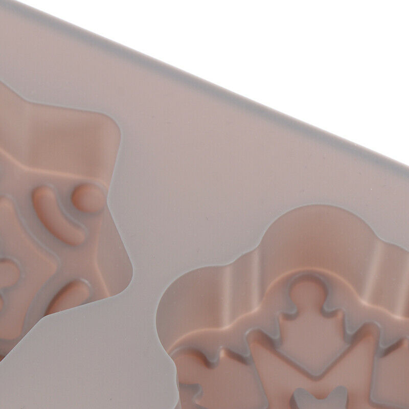 Snowflake Shape Soap Silicone Mold Christmas Aroma Gypsum Plaster Crafts .l8