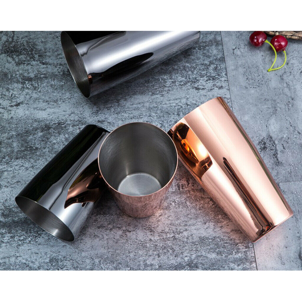 Cocktail Shaker Boston Shaker 2 piece Bartender Bar Tool Black