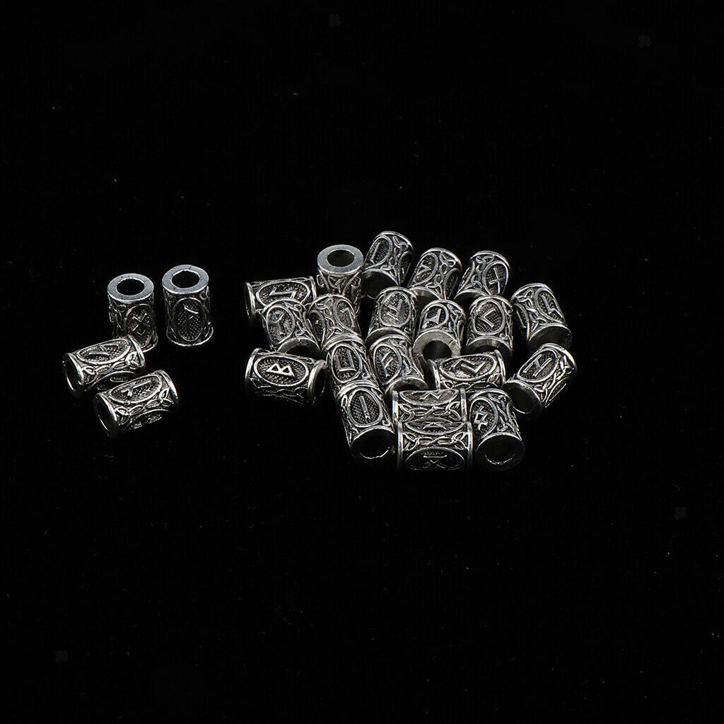 Retro Dreadlocks Hair Tube Beads Jewelry Pendants 5x Crochet Hooks Loop