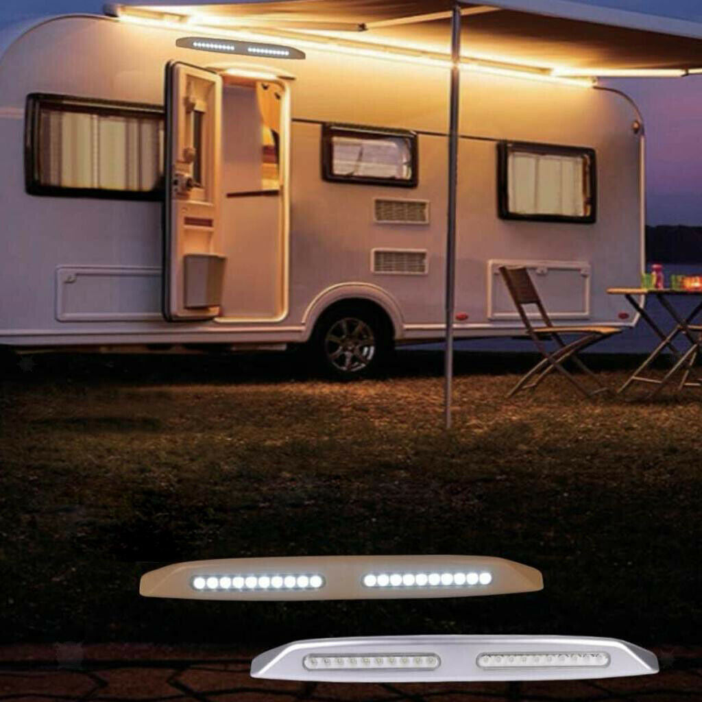 LED Awning Light 12V Waterproof Exterior Trailer Van Strip Lamp Super Bright
