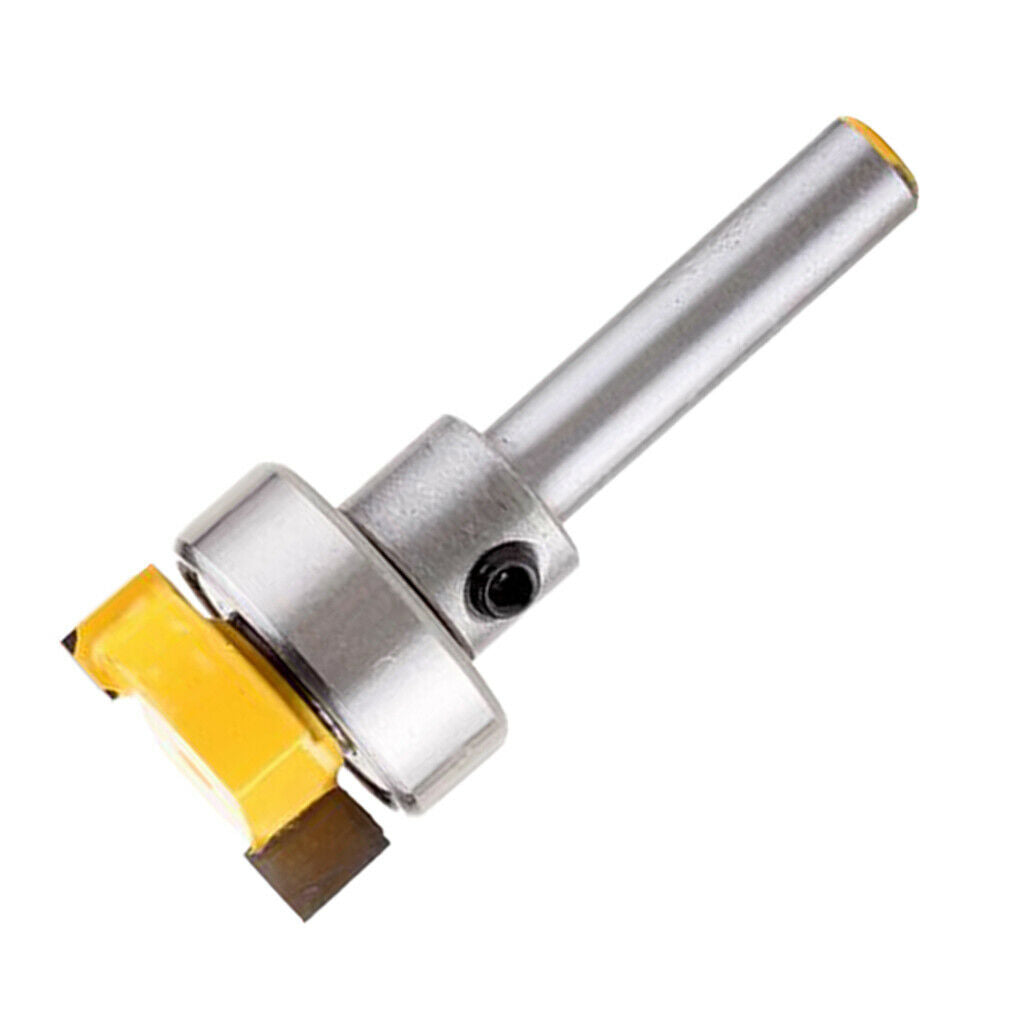 Flush milling cutter with ball bearing at the top, shaft diameter 6mm, made of