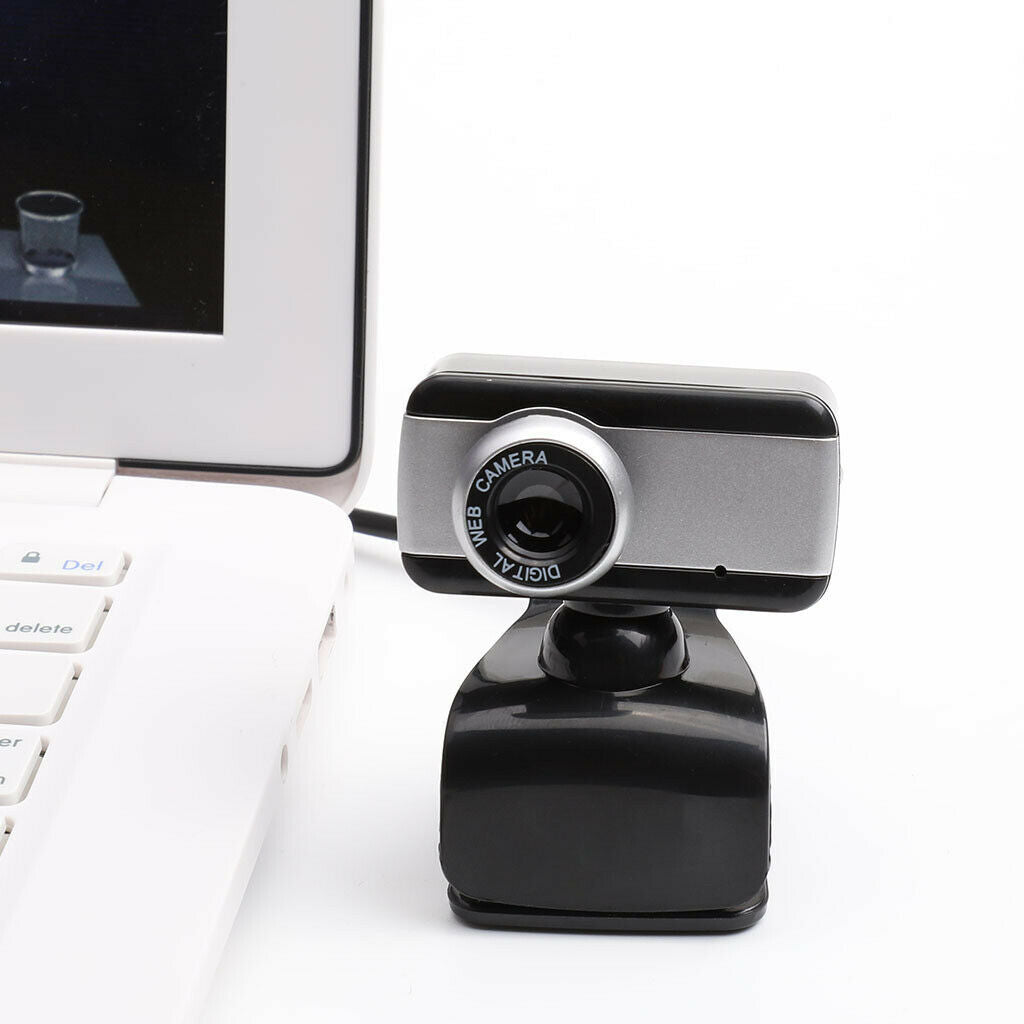 2x Mini Web Cam USB Clip Style Web Camera for Laptop Desktop Online Classes